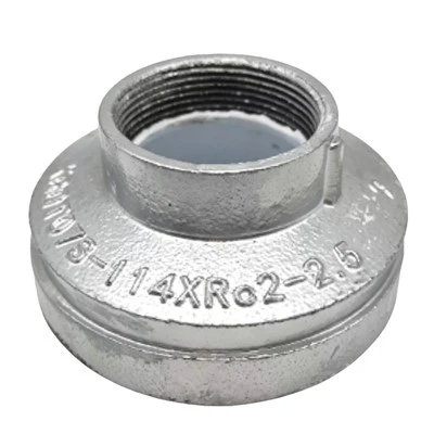Grooved Threaded Lleihau Cyplu